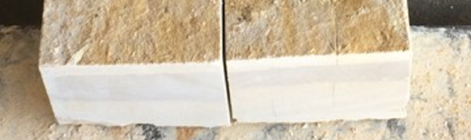 Dlažební kostka 6" žlutá - Stone Idea - Kamenné dlažby a obklady, dekorace z přírodního kamene